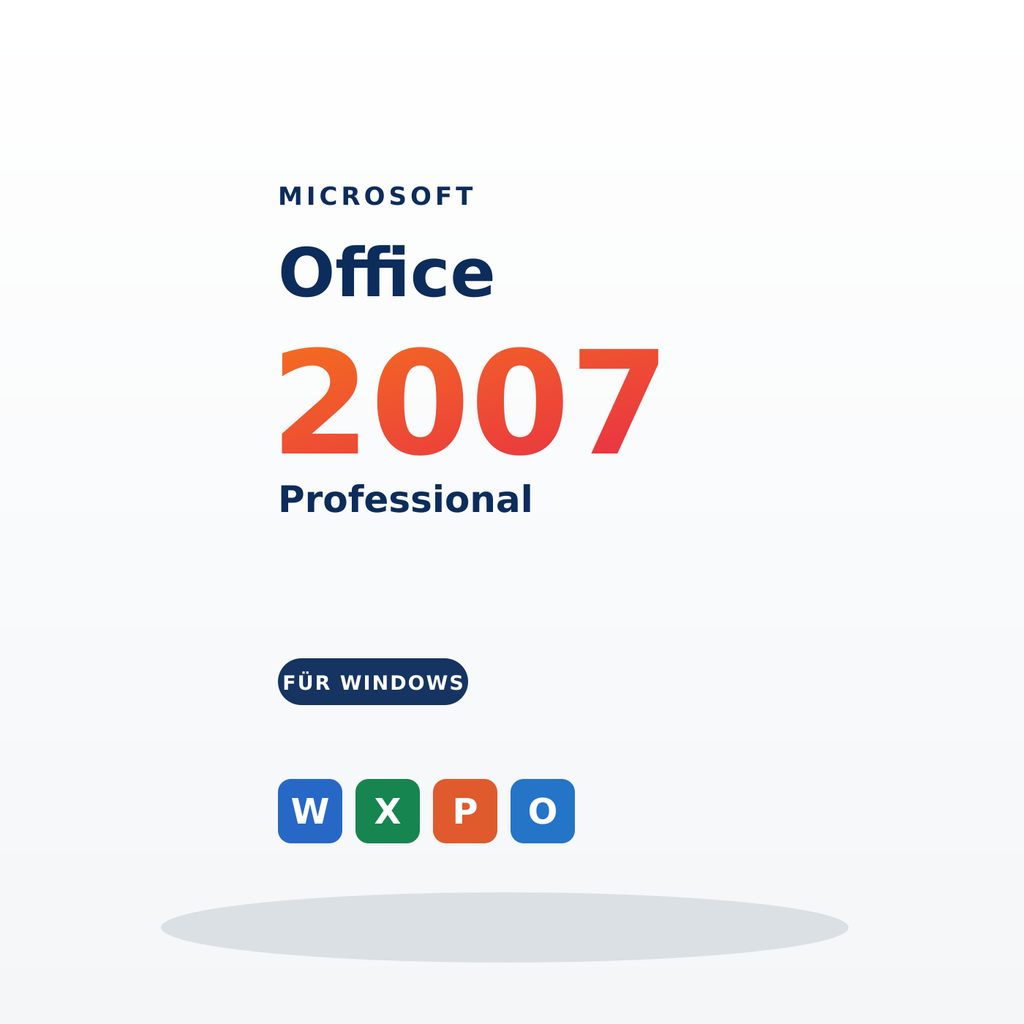 Microsoft Office 2007 Professional für Windows