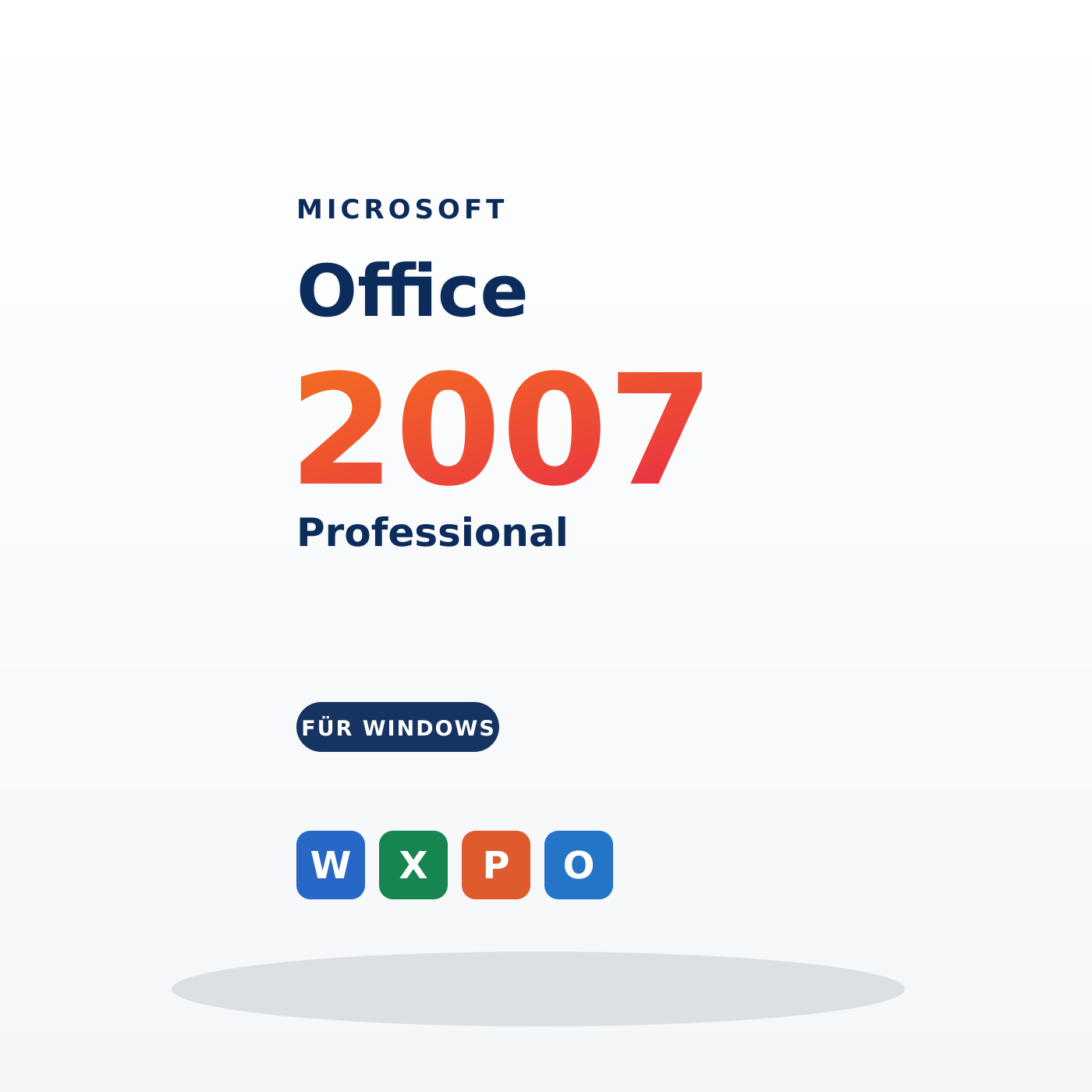 Microsoft Office 2007 Professional für Windows
