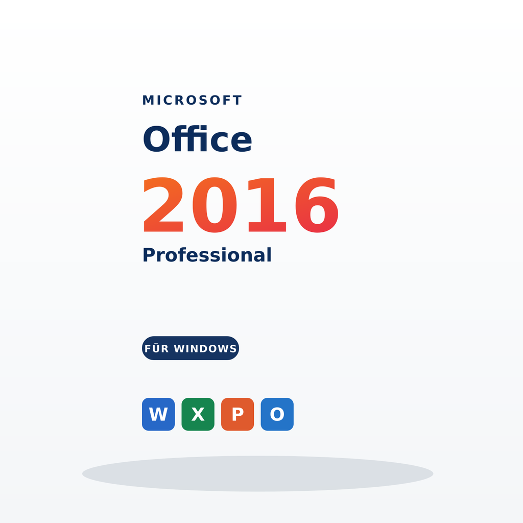 Microsoft Office 2016 Professional für Windows