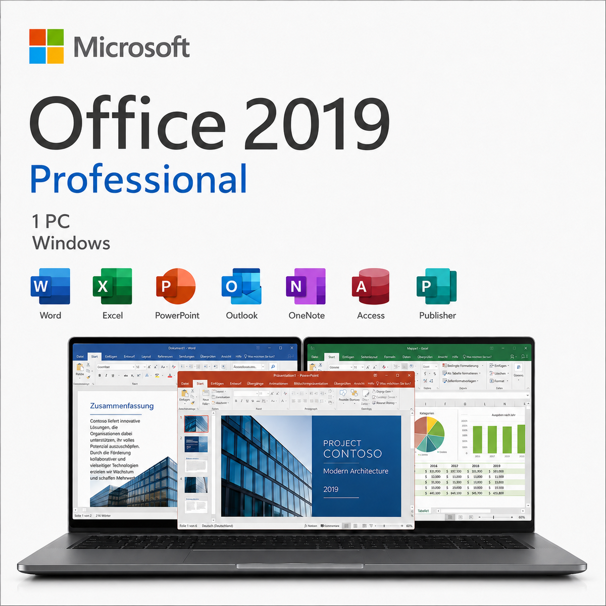 Microsoft Office 2019 Professional für Windows