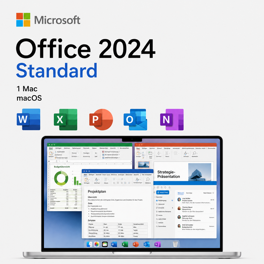 Microsoft Office 2024 Standard für Mac