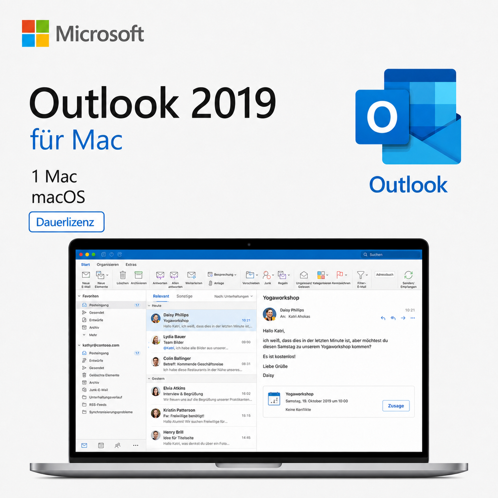 Microsoft Outlook 2019 für Mac