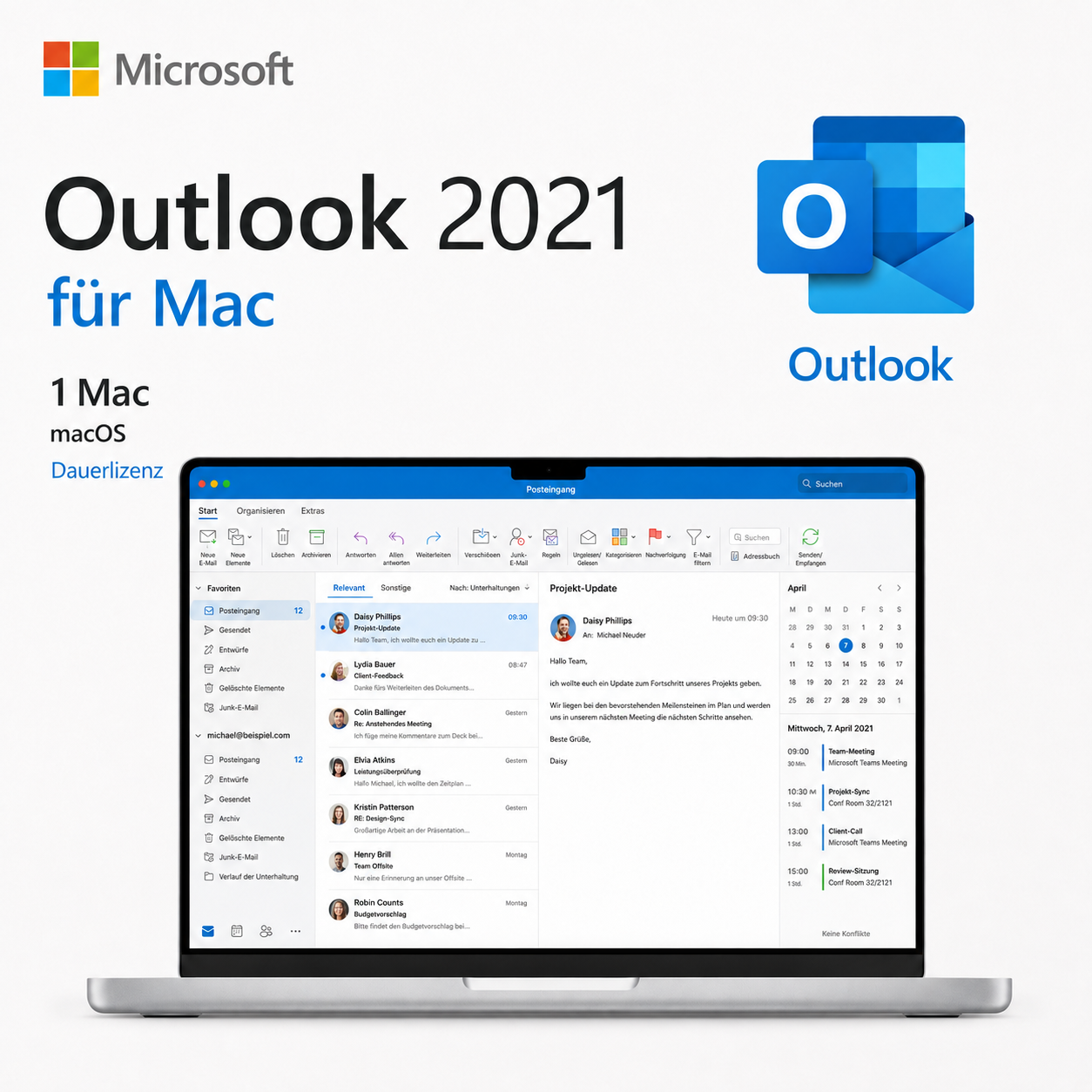Microsoft Outlook 2021 für Mac