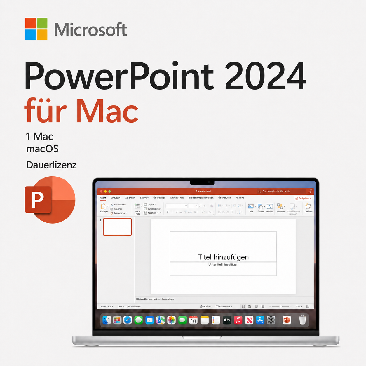 Microsoft PowerPoint 2024 für Mac