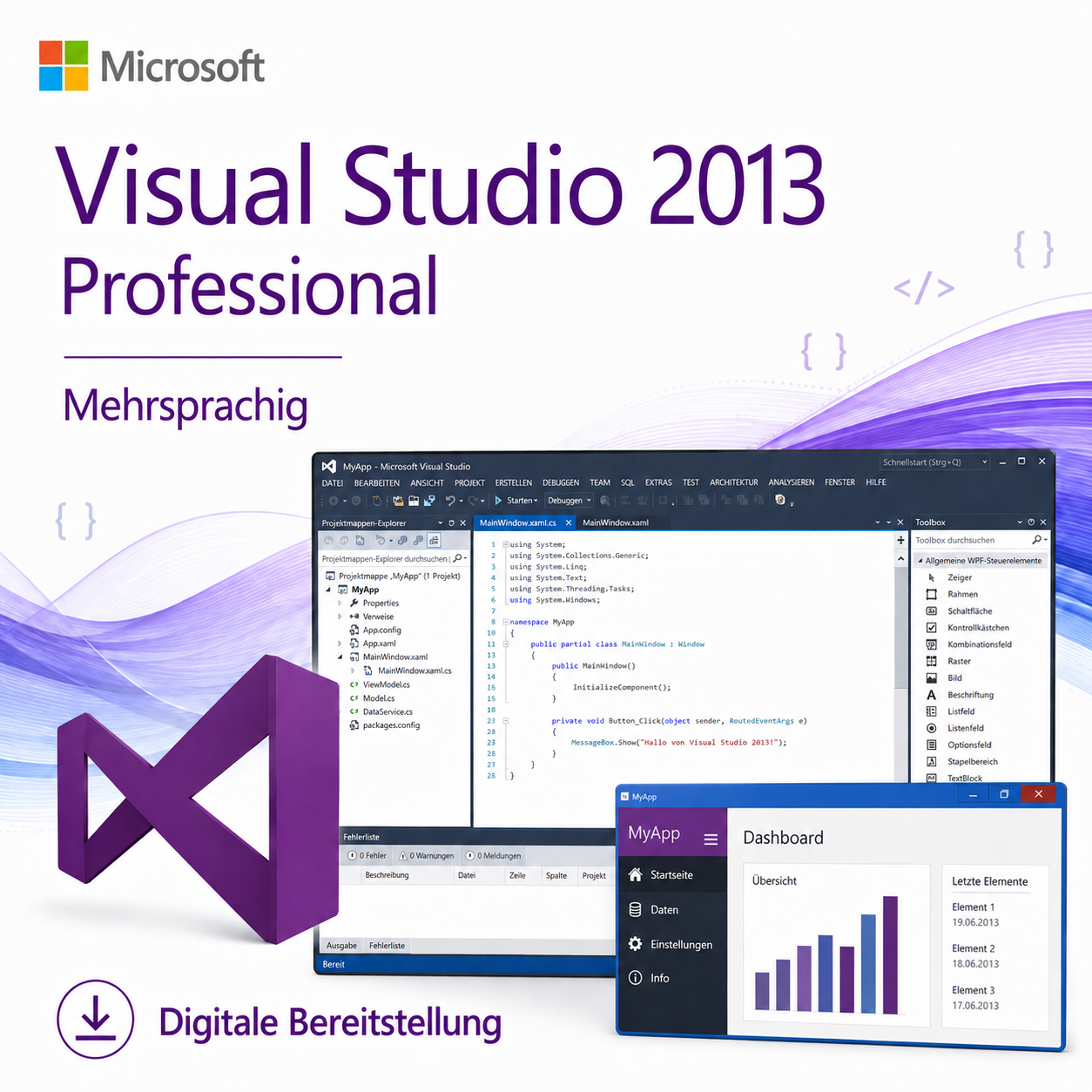 Microsoft Visual Studio 2013 Professional