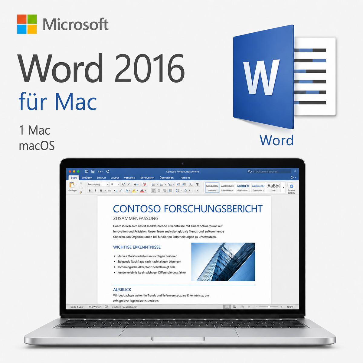 Microsoft Word 2016 für Mac