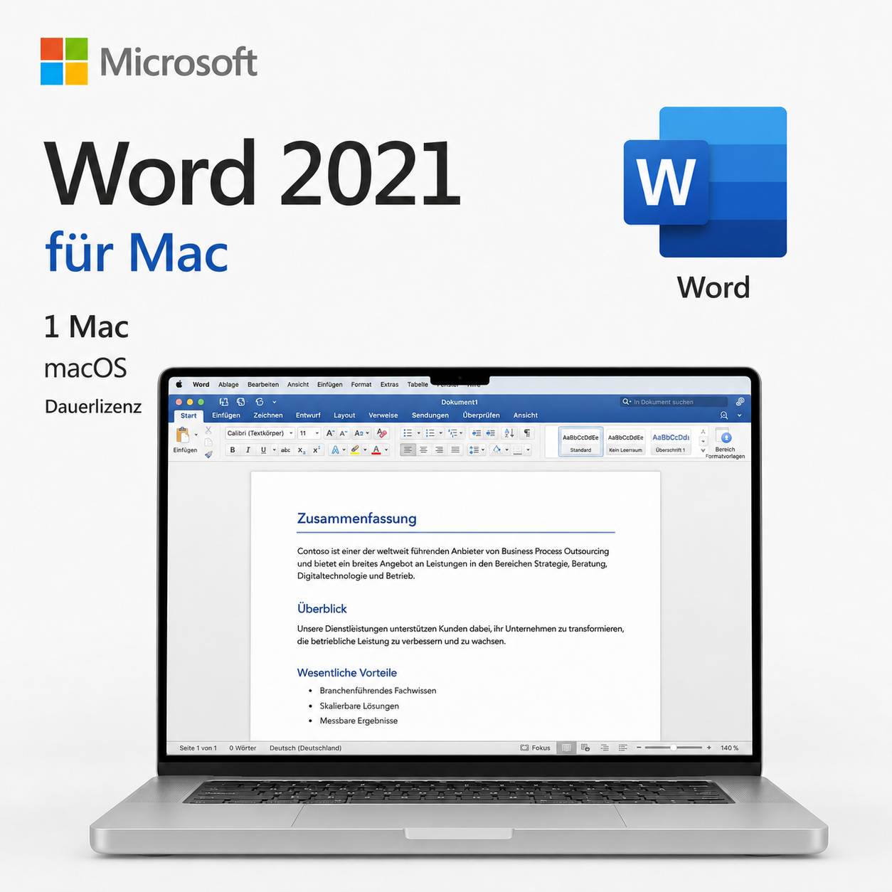 Microsoft Word 2021 für Mac