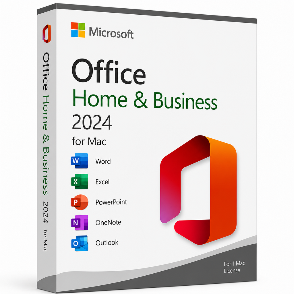 Microsoft Office Mac 2024 | Vollversion | Word, Excel, PowerPoint, Outlook