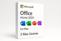 product image for microsoft office home 2024 for mac, 2 macs, include word, excel, powerpoint , onenote