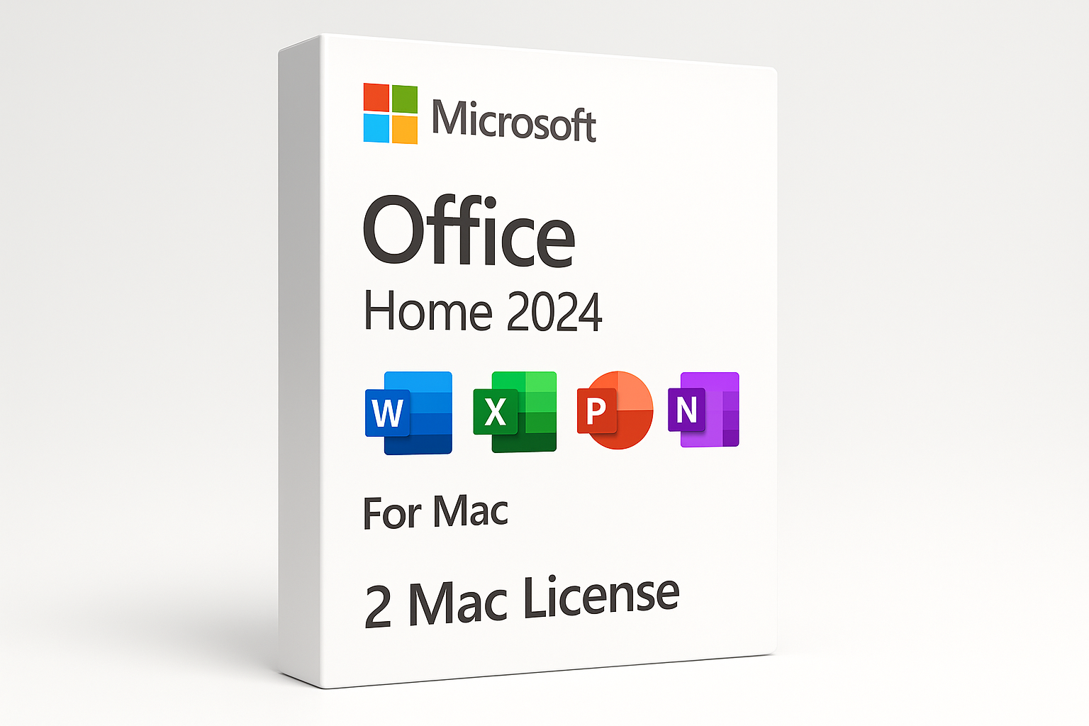 product image for microsoft office home 2024 for mac, 2 macs, include word, excel, powerpoint , onenote