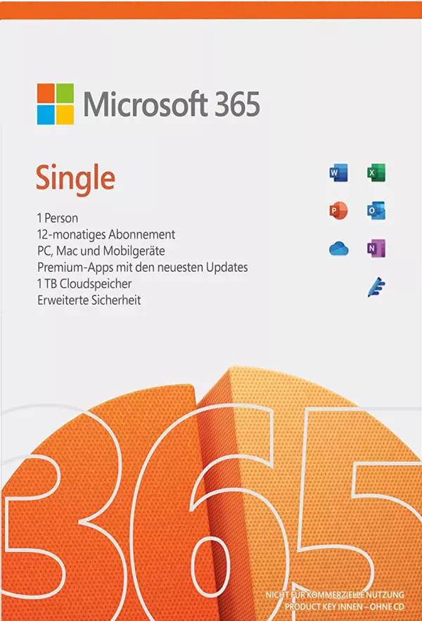 Microsoft 365 Single – Produktansicht 3